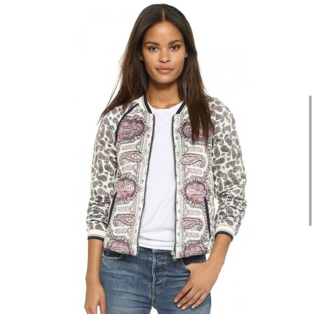 Scotch & Soda reversible printed bomber jacket